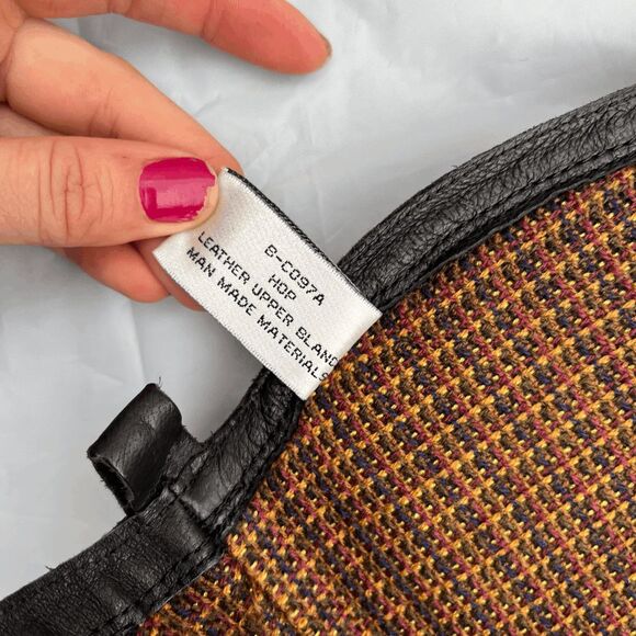 VTG Zodiac Black Leather Combat Boots SZ 7 Platform Lug Sole Y2K Gothcore - Picture 10 of 10